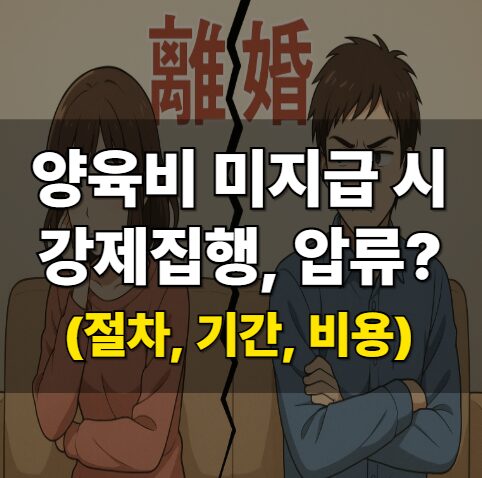 양육비 미지급 시 강제집행과 압류