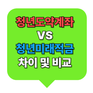 청년도약계좌 VS 청년미래적금 (조건, 연계, 비교, 차이)
