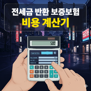 전세반환보증보험 보험료 및 비용 계산기